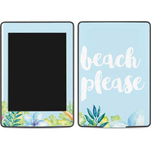 Beach Please Amazon Kindle Skin